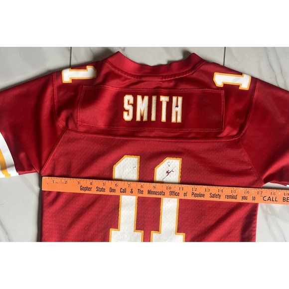 NFL Pro Line Alex Smith Jersey #11 Kansas City Chiefs Youth Medium - Elite Style - Picture 7 of 8